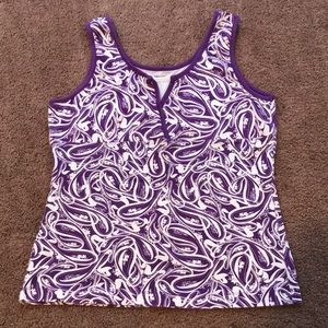 swirl print tank